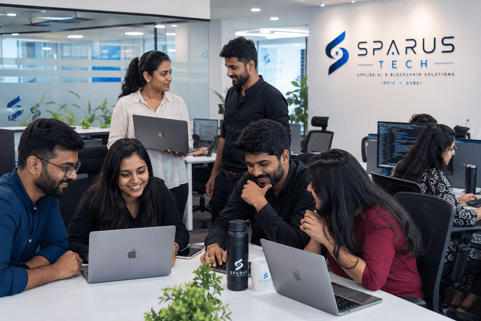 Sparus Technology team at the Udaipur studio